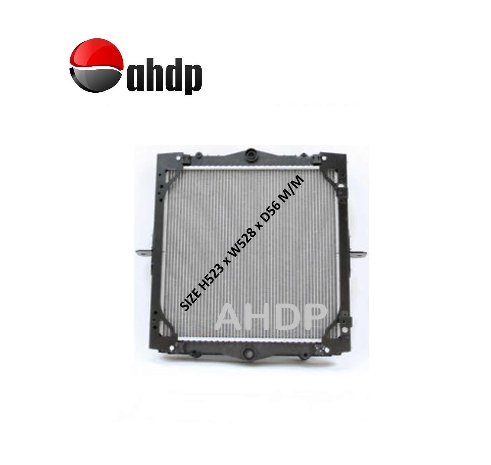 WATER RADIATOR H523 x W528 x D56 M/M DAF LF45 - AHDP-DWR001