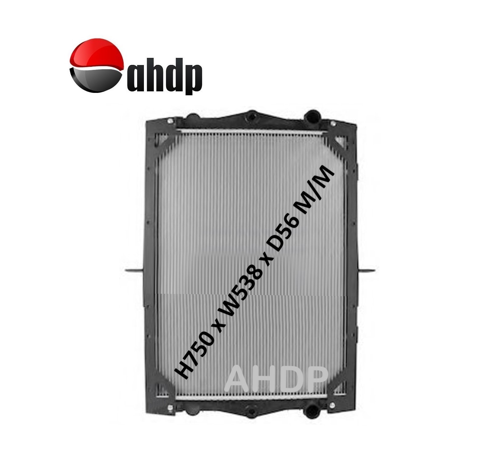 WATER RADIATOR H750 x W538 x D56 M/M DAF LF55 - AHDP-DWR002