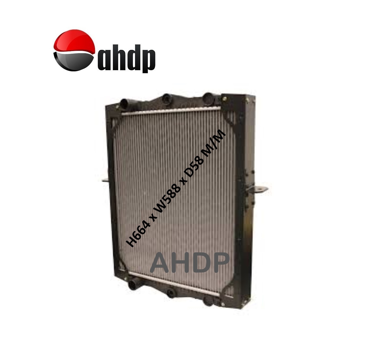 WATER RADIATOR H664 X W588 X D58 M/M DAF LF45 LF55 - AHDP-DWR013