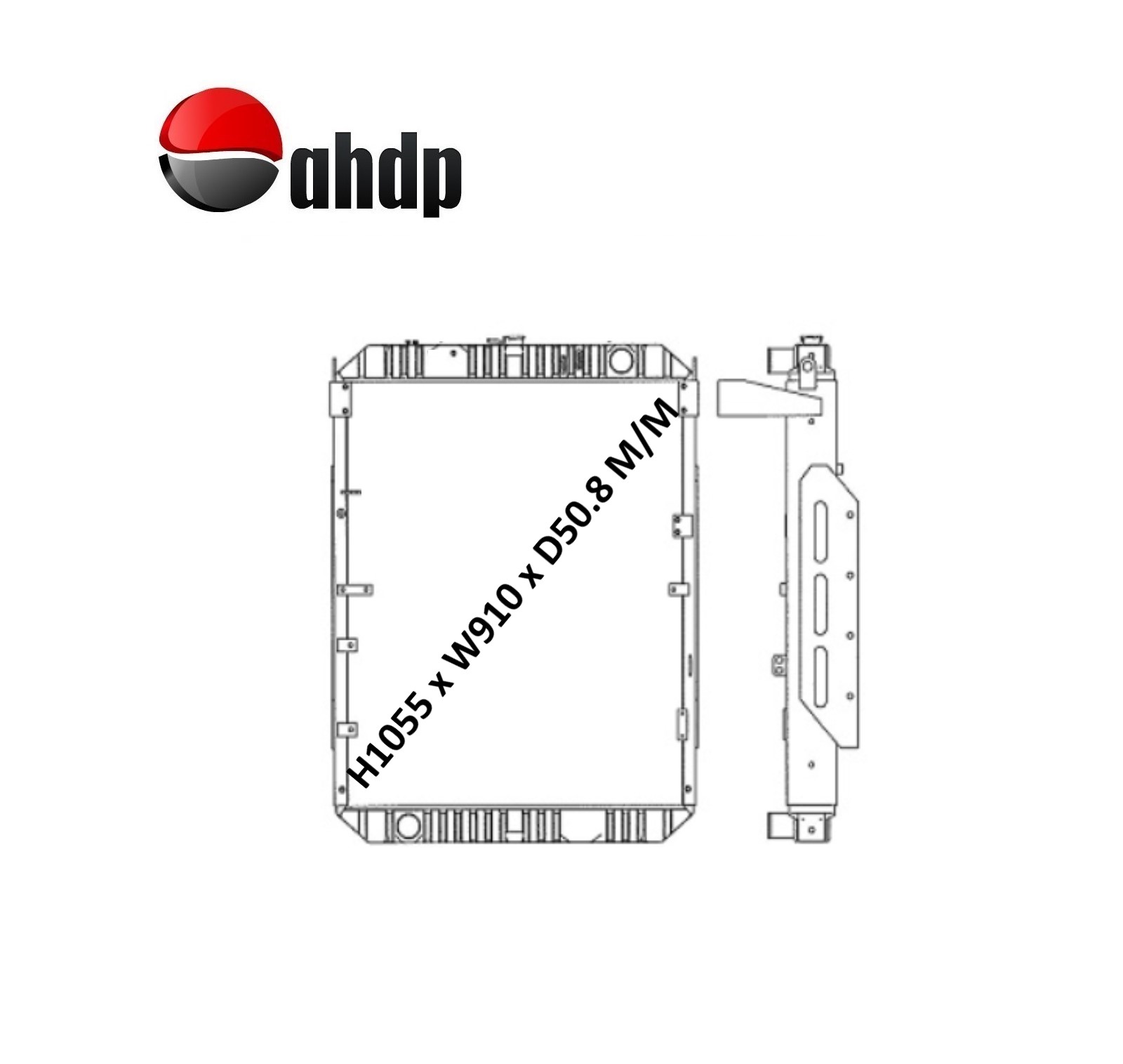 WATER RADIATOR KOMATSU - AHDP-KUWR002