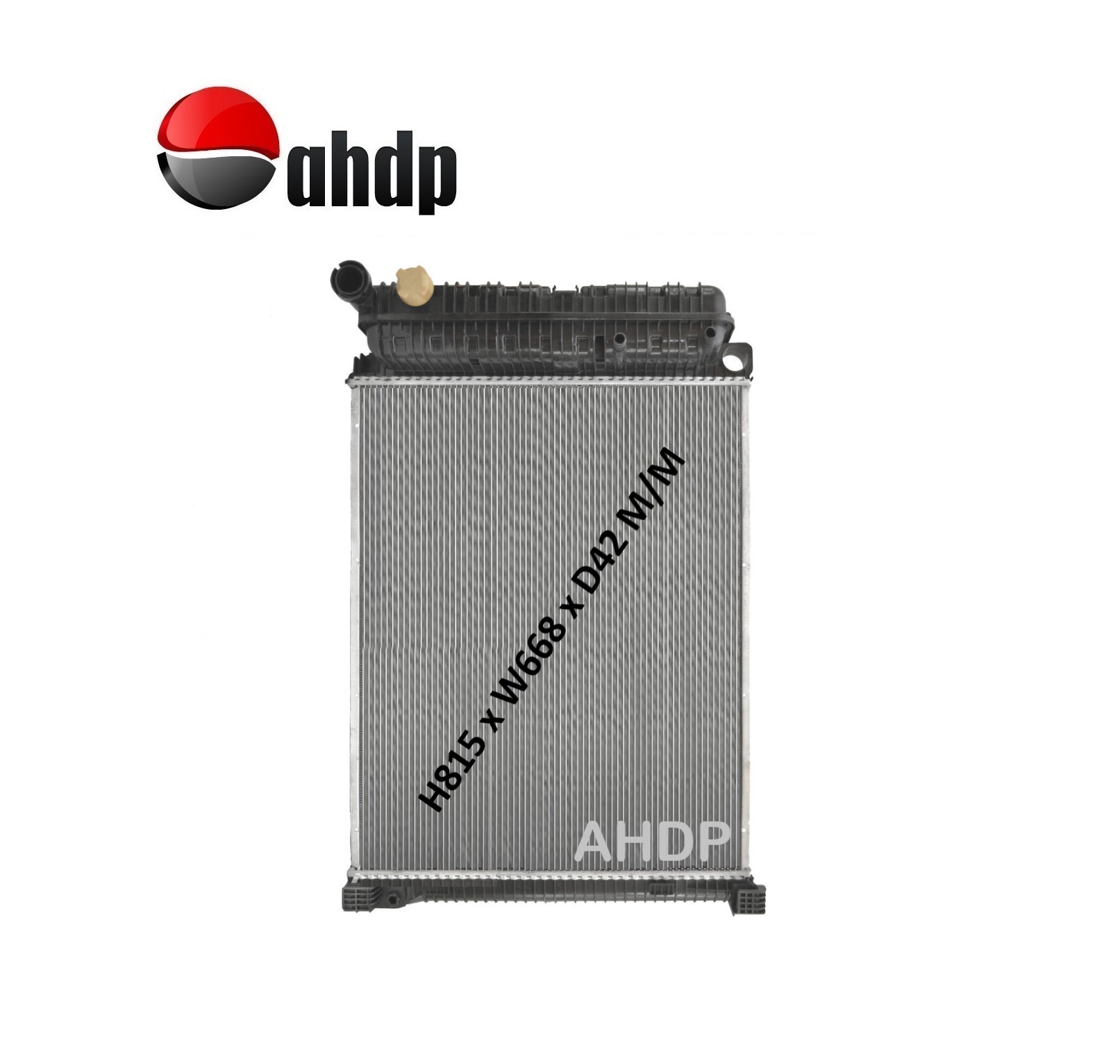 WATER RADIATOR H815 X W668 X D42 M/M MERCEDES AXOR - AHDP-MBWR009