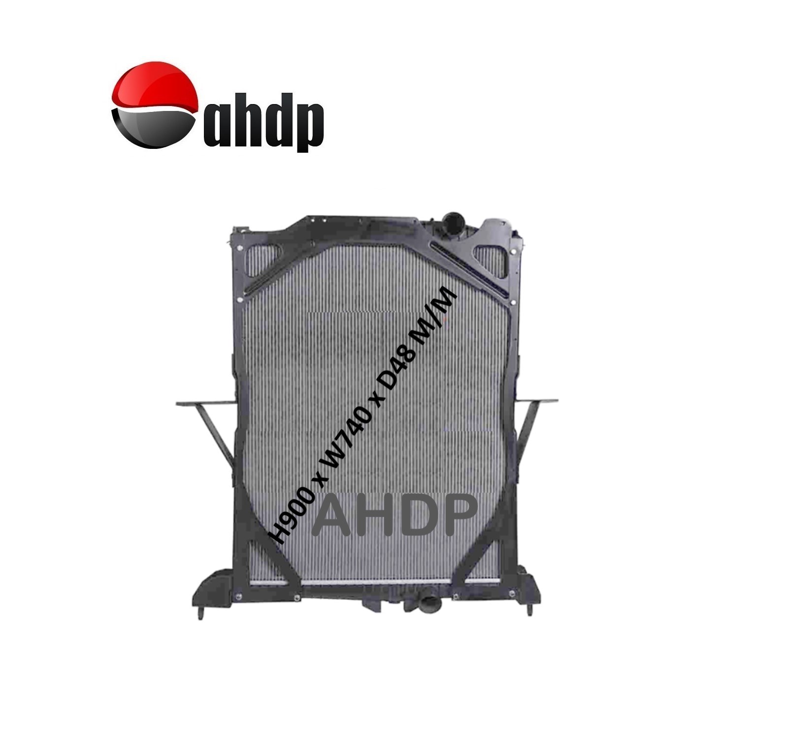 WATER RADIATOR H900 x W740 x D48 M/M VOLVO FM9 FM12 - AHDP-VWR001
