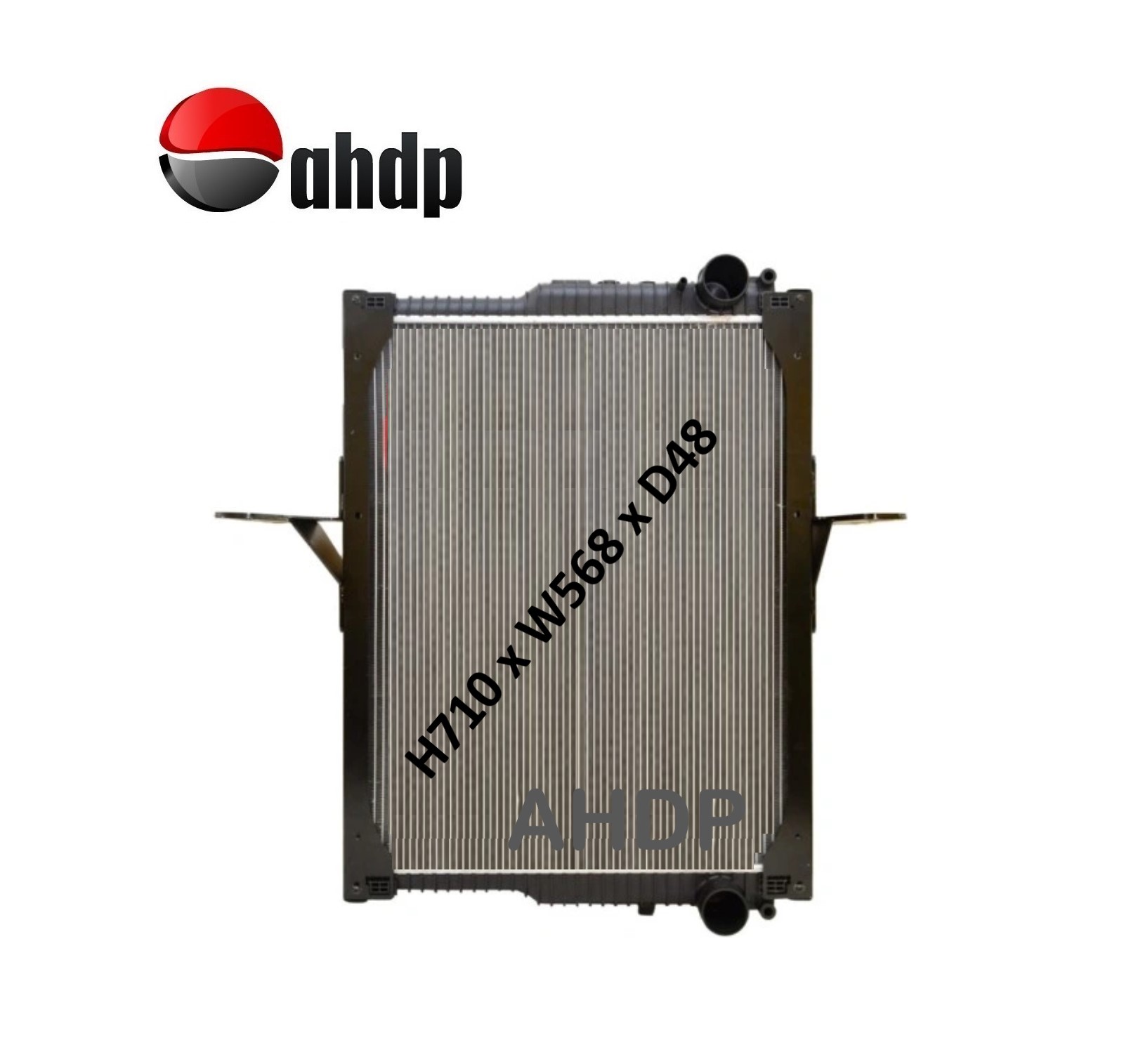 WATER RADIATOR H710 X W568 X D48 M/M VOLVO FL RVI MIDLUM - AHDP-VWR004