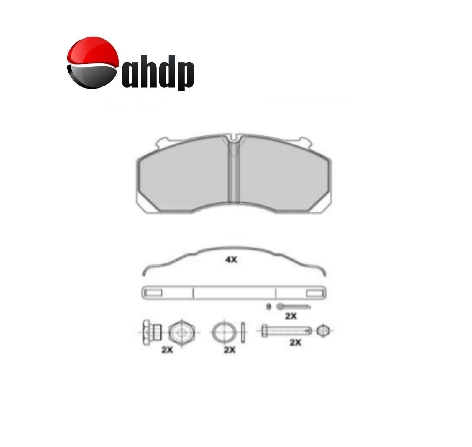 BRAKE PAD SET - AP0409989