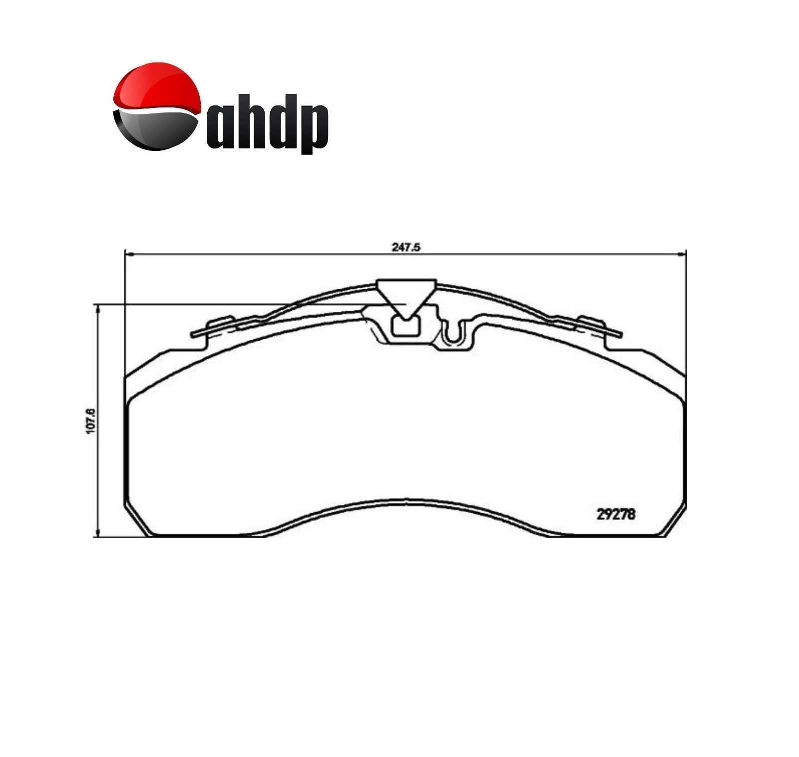 BRAKE PAD SET KNORR SN7 SB7 - AP0429278