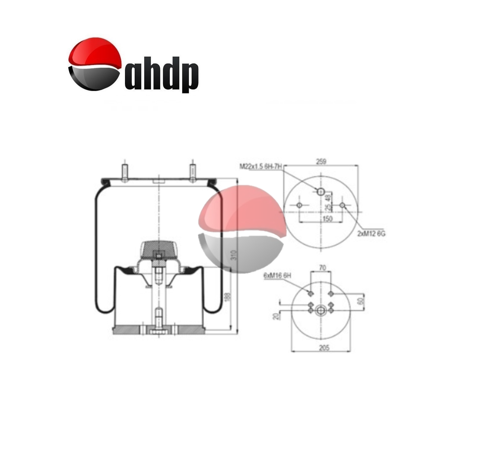 AIR SPRING TRAILER - AP0642122