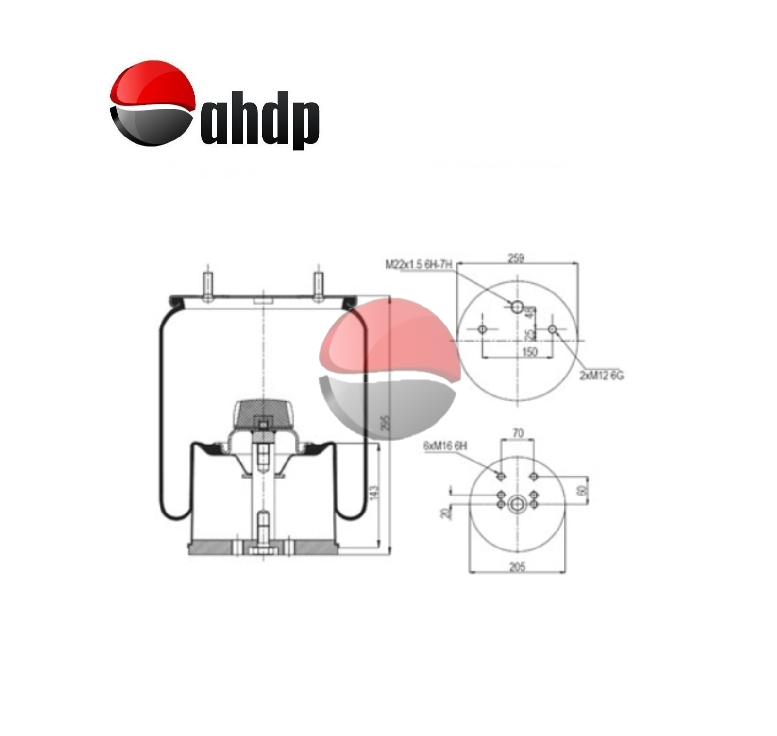 AIR SPRING TRAILER - AP0642123