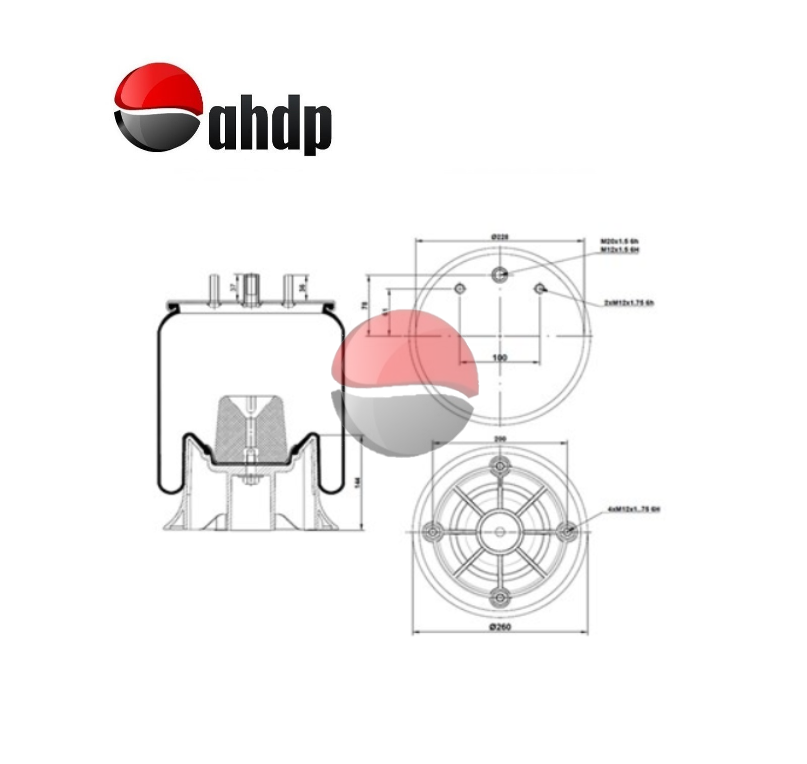 AIR SPRING TRUCKS - AP0642135