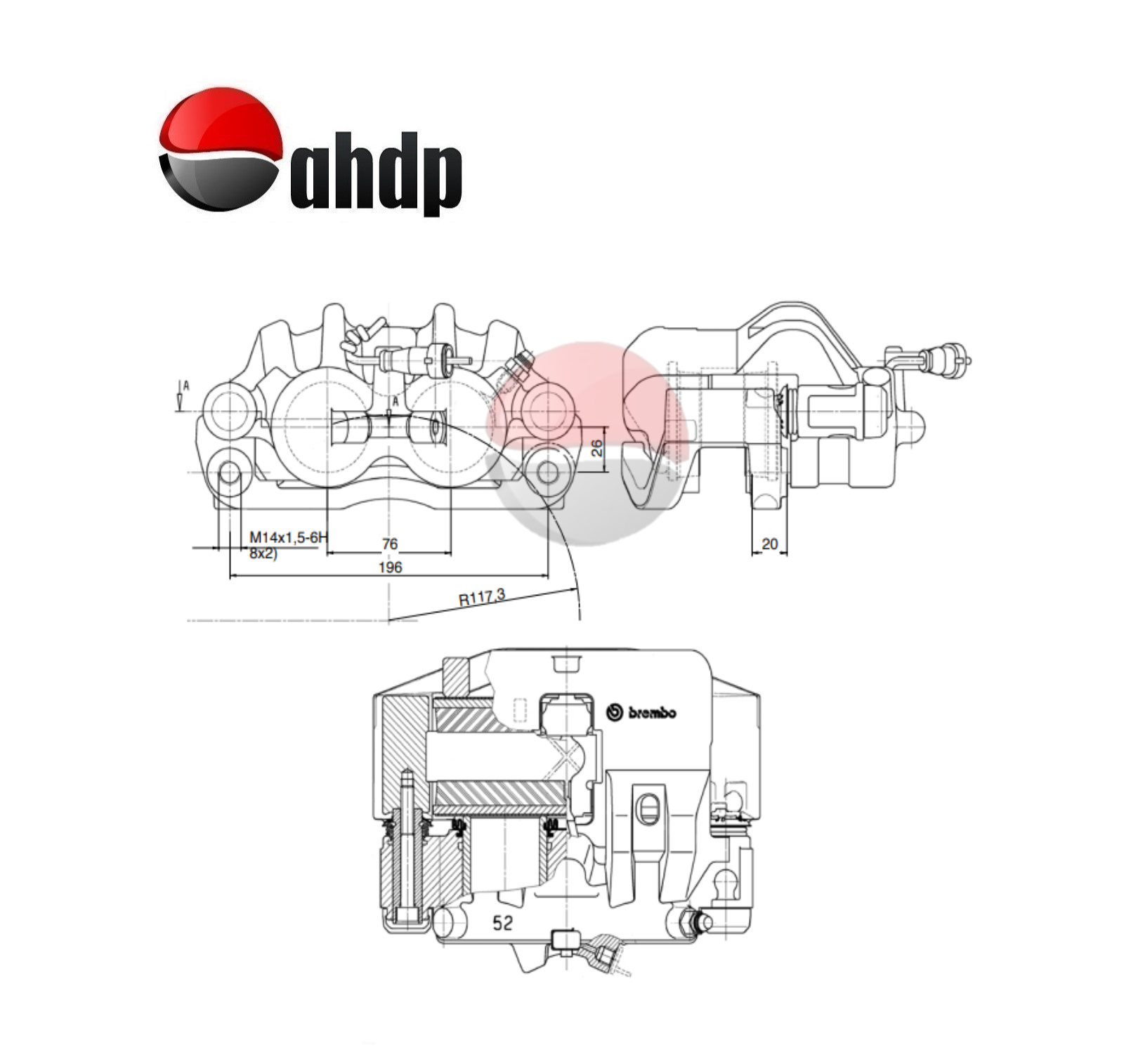 HYDRAULIC BRAKE CALIPER - BR0422730159