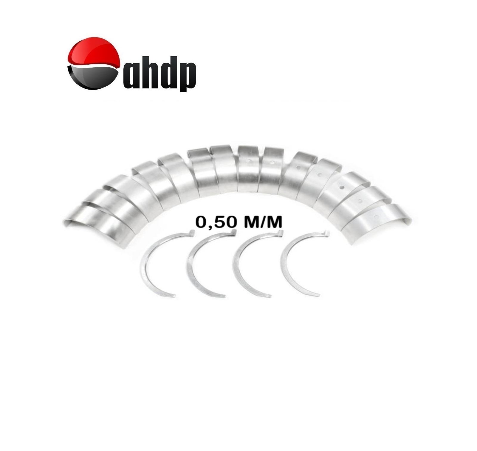 MAIN BEARING SET W/THRUST WASHER SET CUMMINS 0,50 M/M - CU014089846