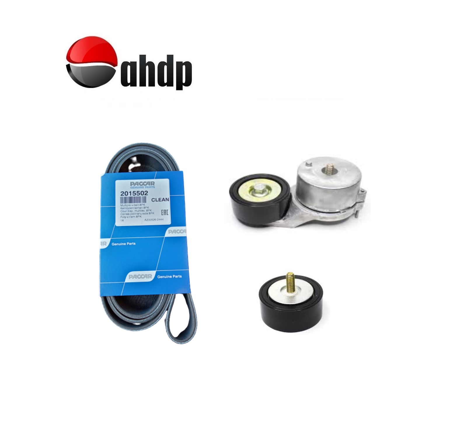 KIT V-RIBBED BELT, TENSIONER & DEFLECTION/GUIDE PULLEY DAF - DA011711932