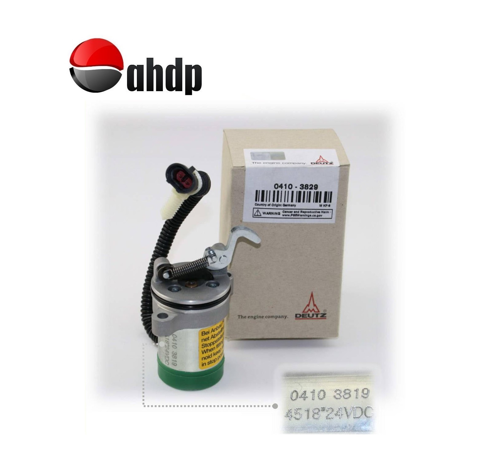 SOLENOID FUEL SHUT OFF 24VDC DEUTZ - DZ0104103822