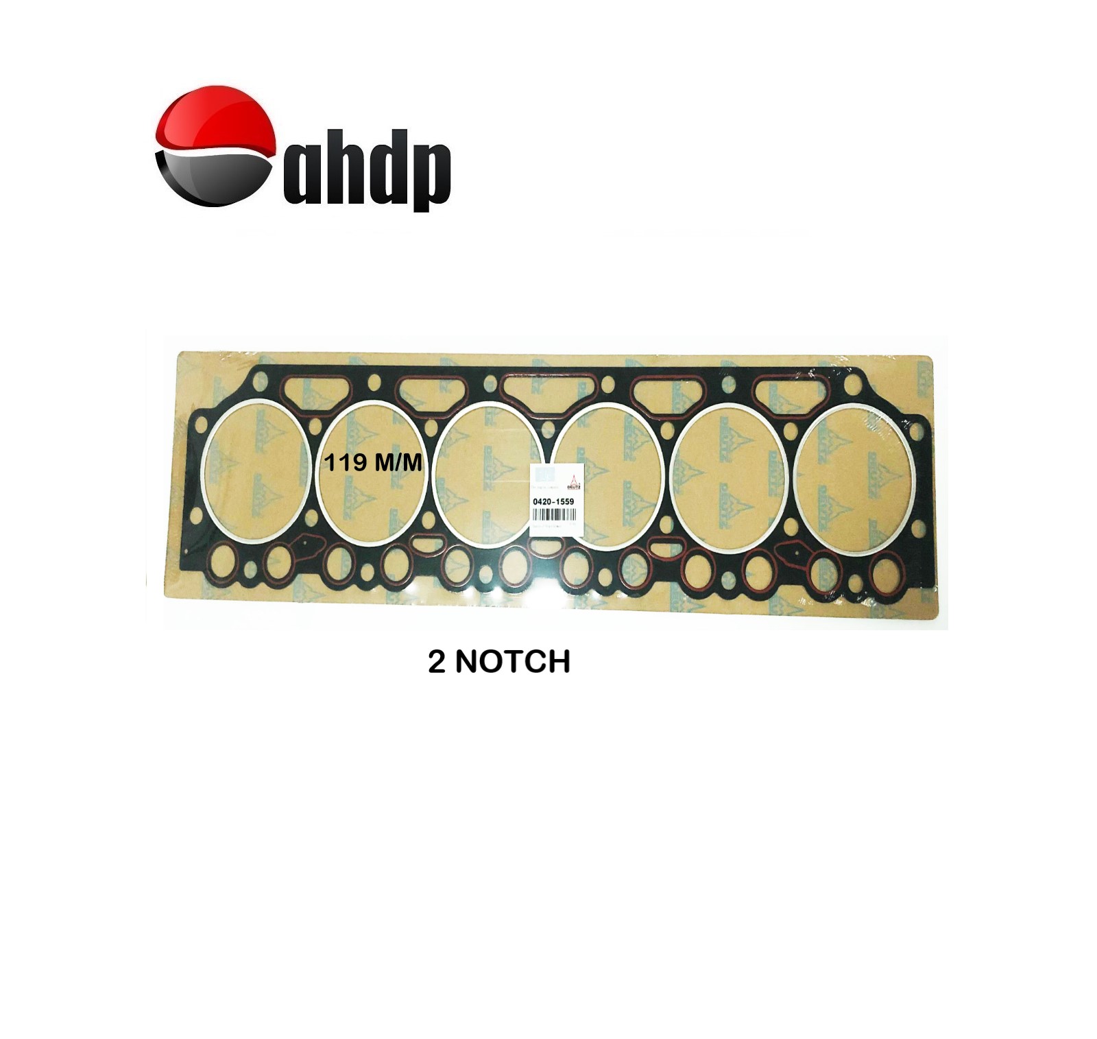 GASKET HEAD 2 NOTCH DEUTZ - DZ0104201560