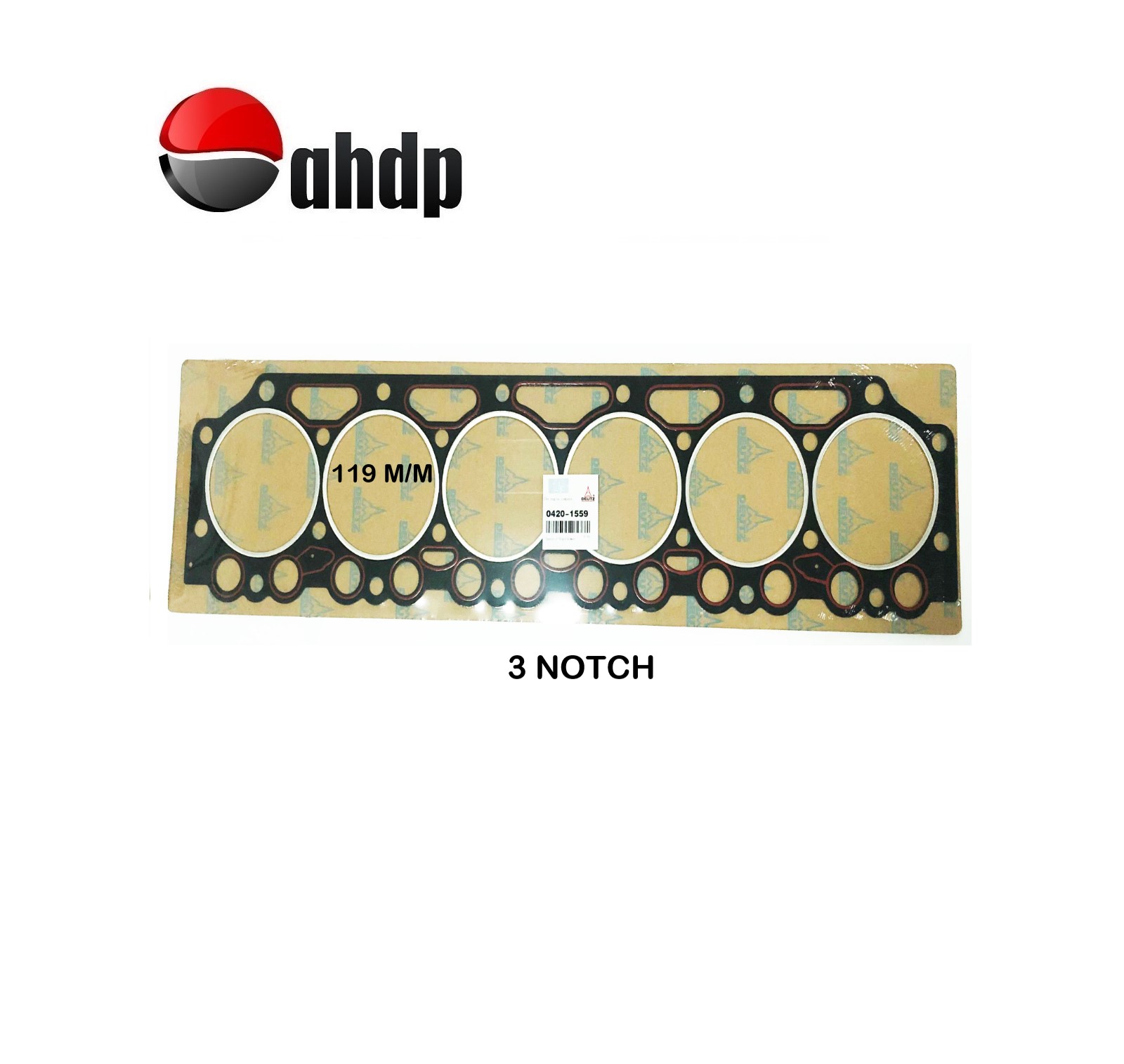 GASKET HEAD 3 NOTCH DEUTZ - DZ0104201561