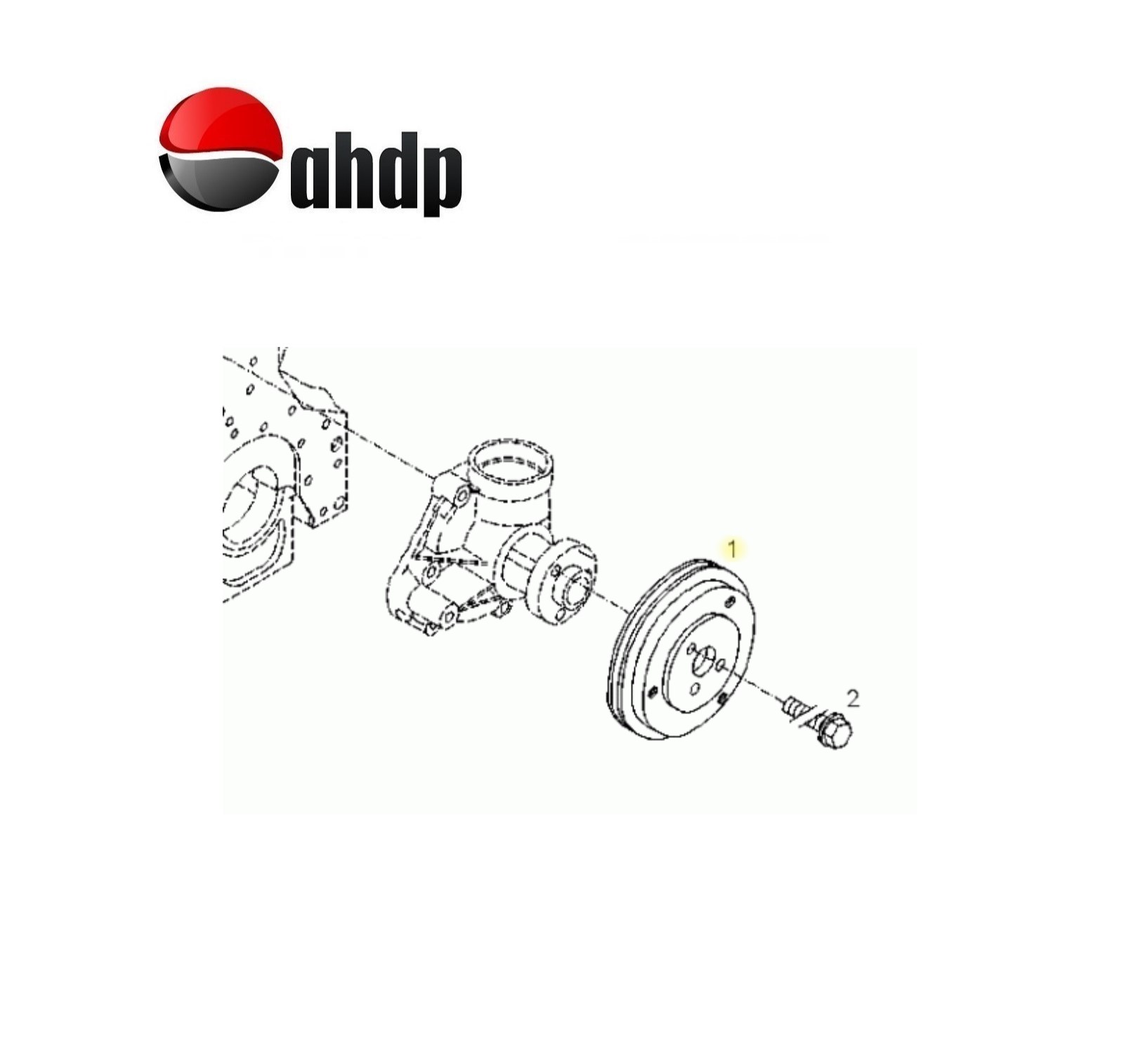 PULLEY COOLING FLUID PUMP DEUTZ - DZ0104255018