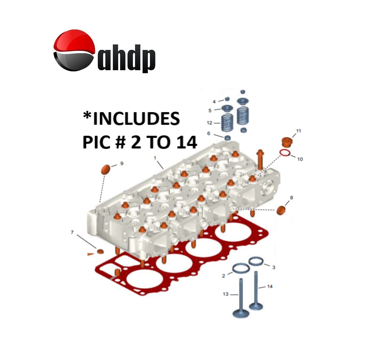 CYLINDER HEAD ASSY DEUTZ - DZ01050220779