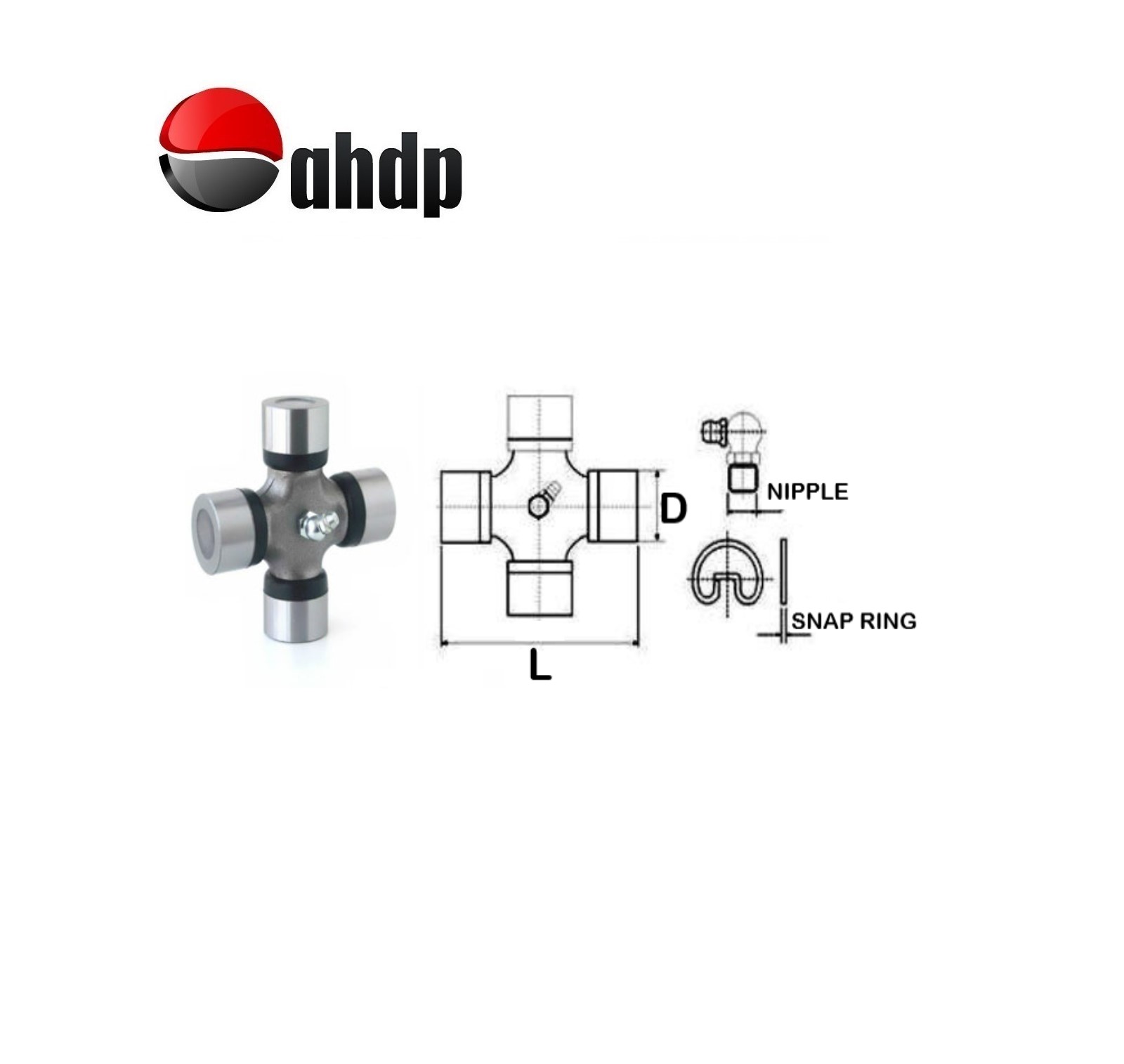 U-JOINT D30.20XL82 M/M - GMB03GUA10