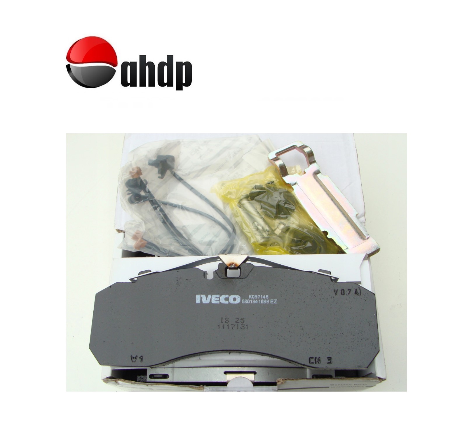 BRAKE PAD SET KNORR SN7 SB7 W/WEAR INDICATOR IVECO - IV04500055566