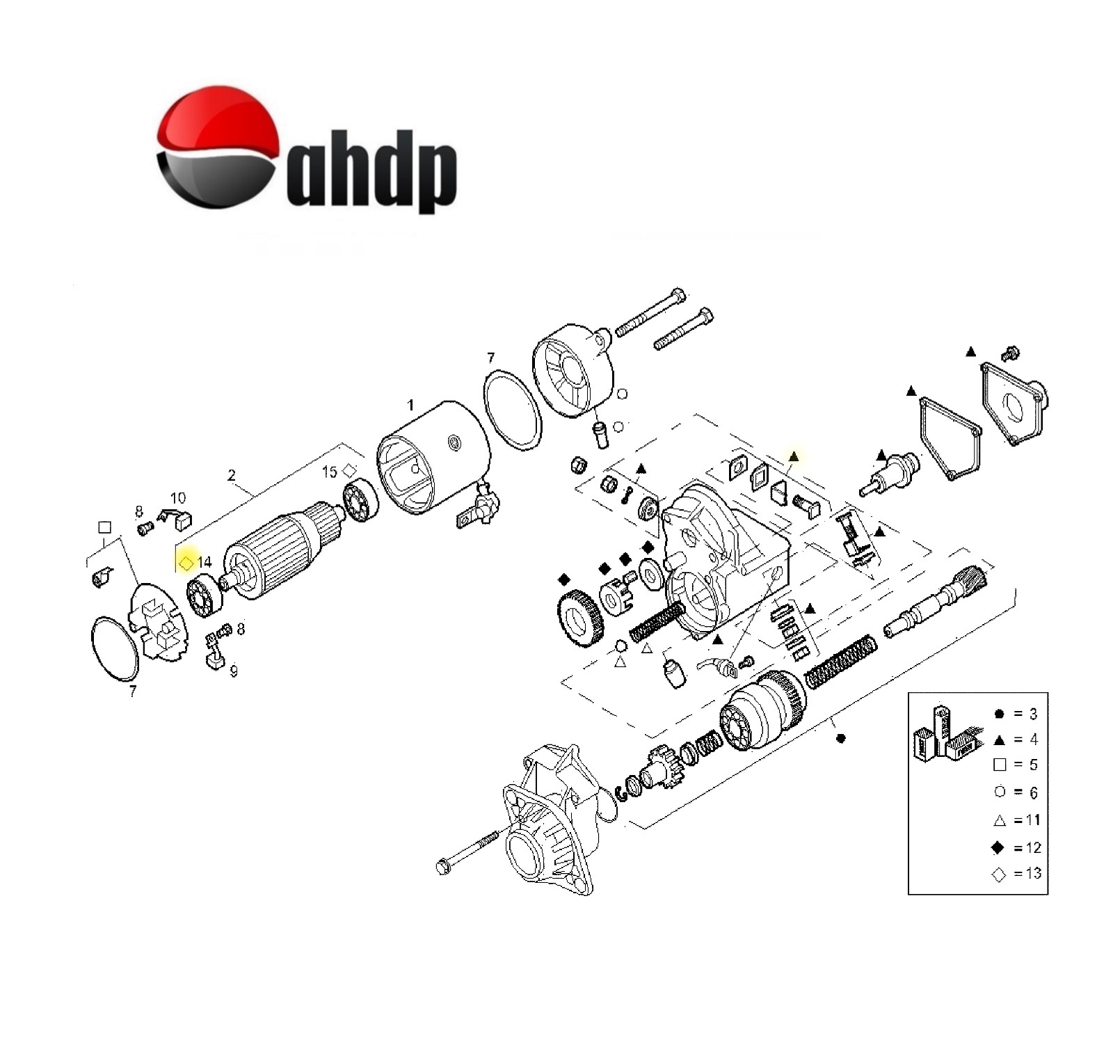 BEARING STARTER IVECO - IV4542471451