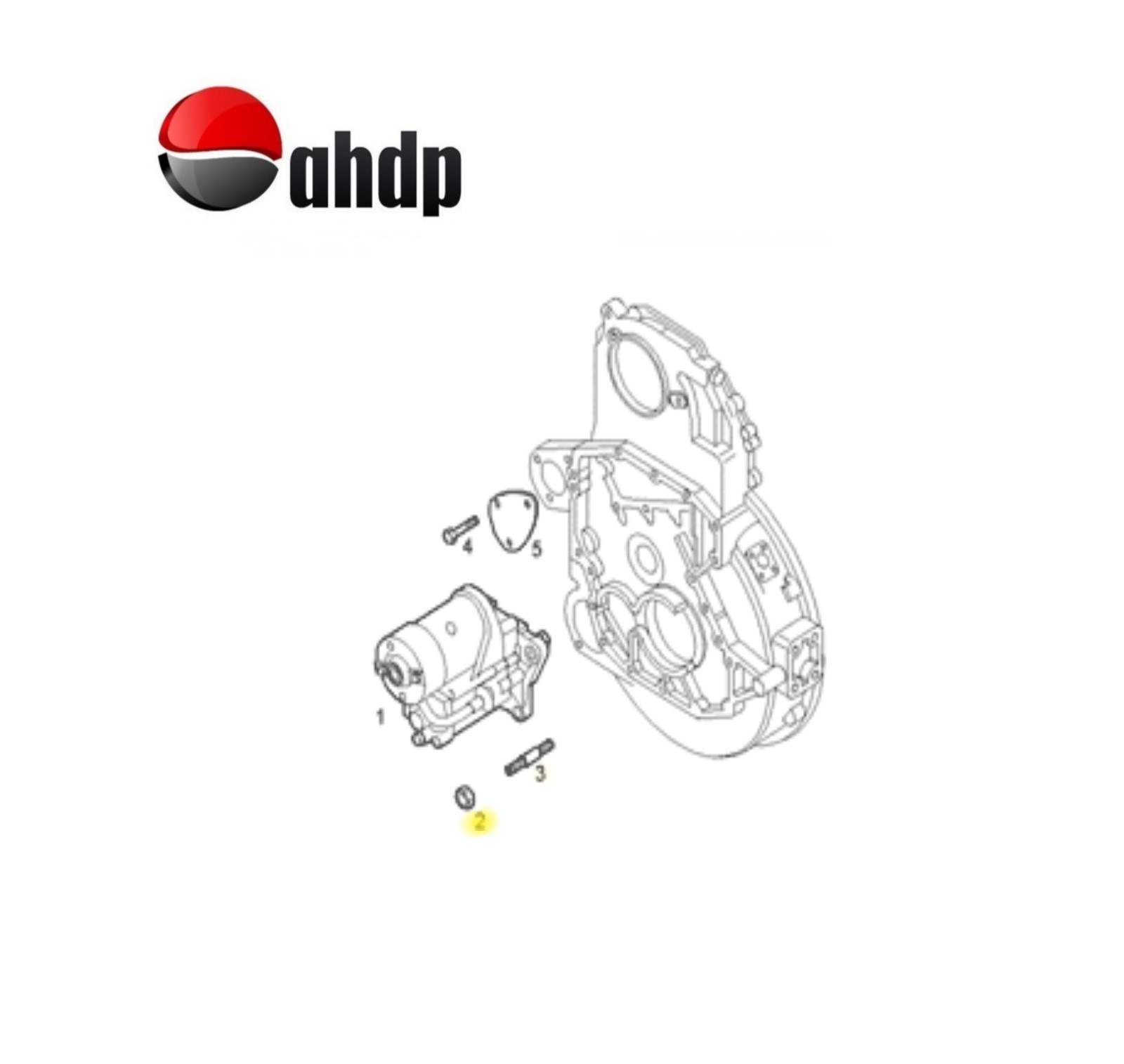 NUT FOR STARTER FIXING STUD IVECO - IV4617044921