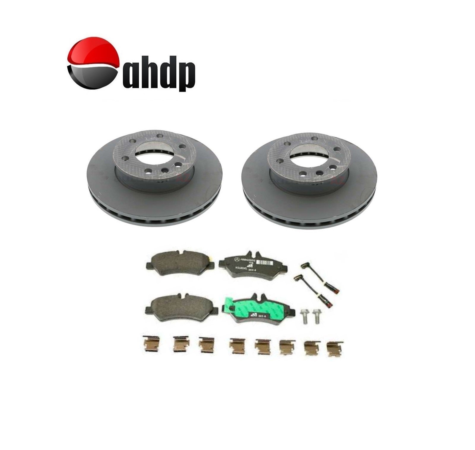 BRAKE DISC KIT W/BRAKE PADS REAR MERCEDES - MB049064200083